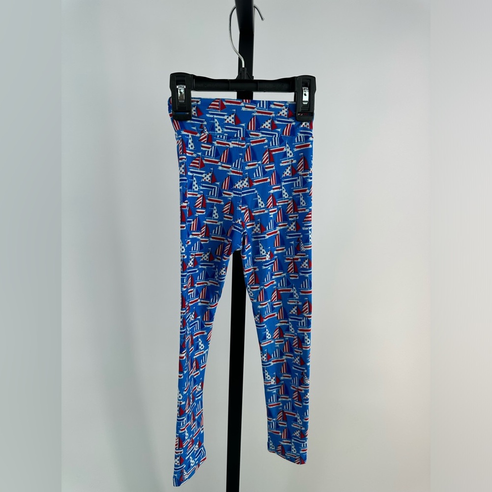 LulaRoe Kid’s sail boat leggings size S/M (2-8) - Picture 3 of 3